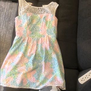 Lilly Pulitzer morrison lace popover. Worn once.